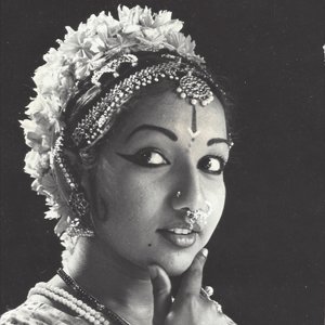 Smt. Kaushalya Reddy in classical Kuchipudi makeup and jasmine adornments